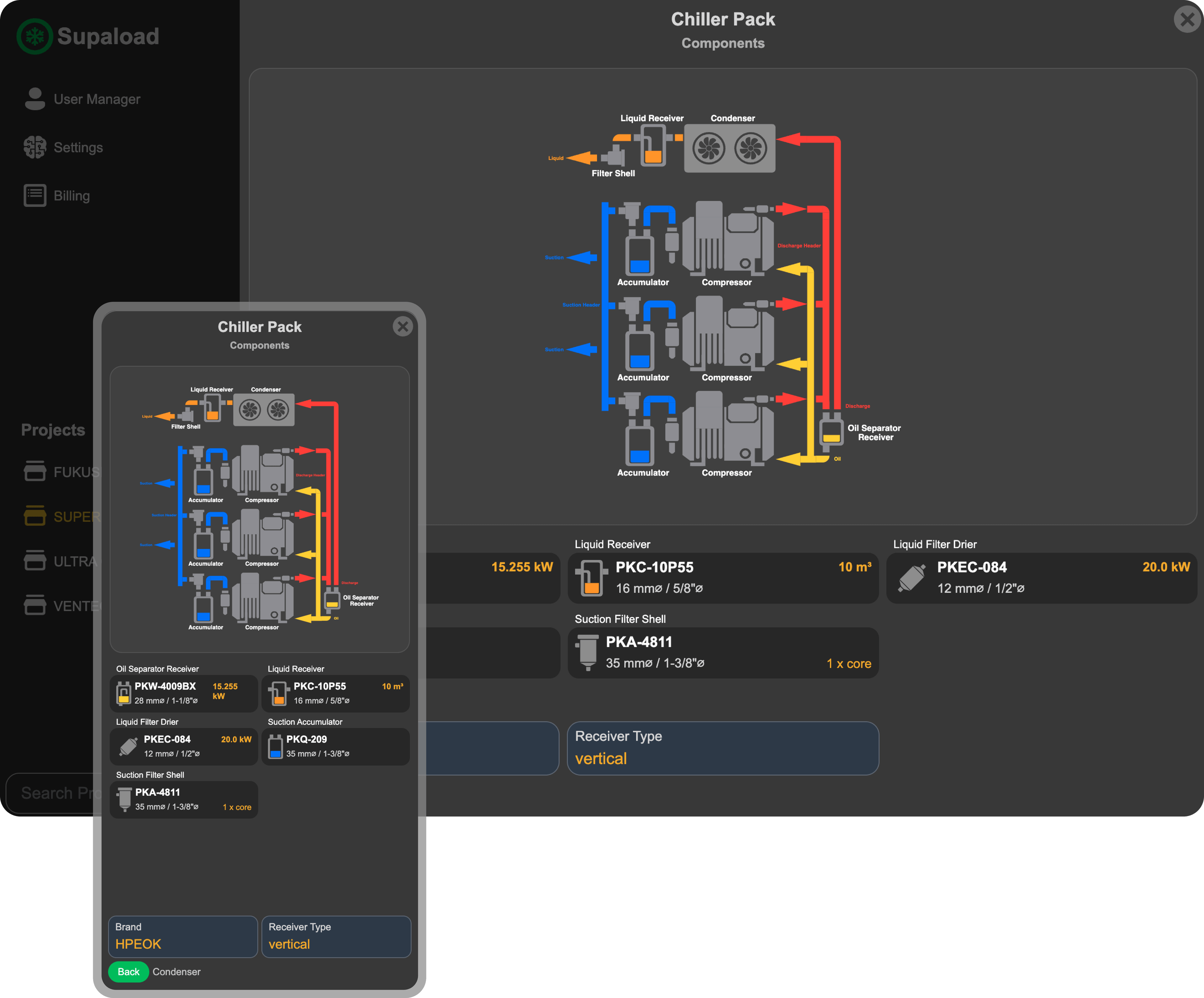 Supaload Compressor Rack System